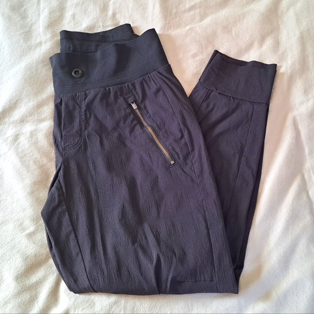 🖤Athleta Black Jogger Pants Women's Size 0 Petite 0P Trekkie North Drawstring